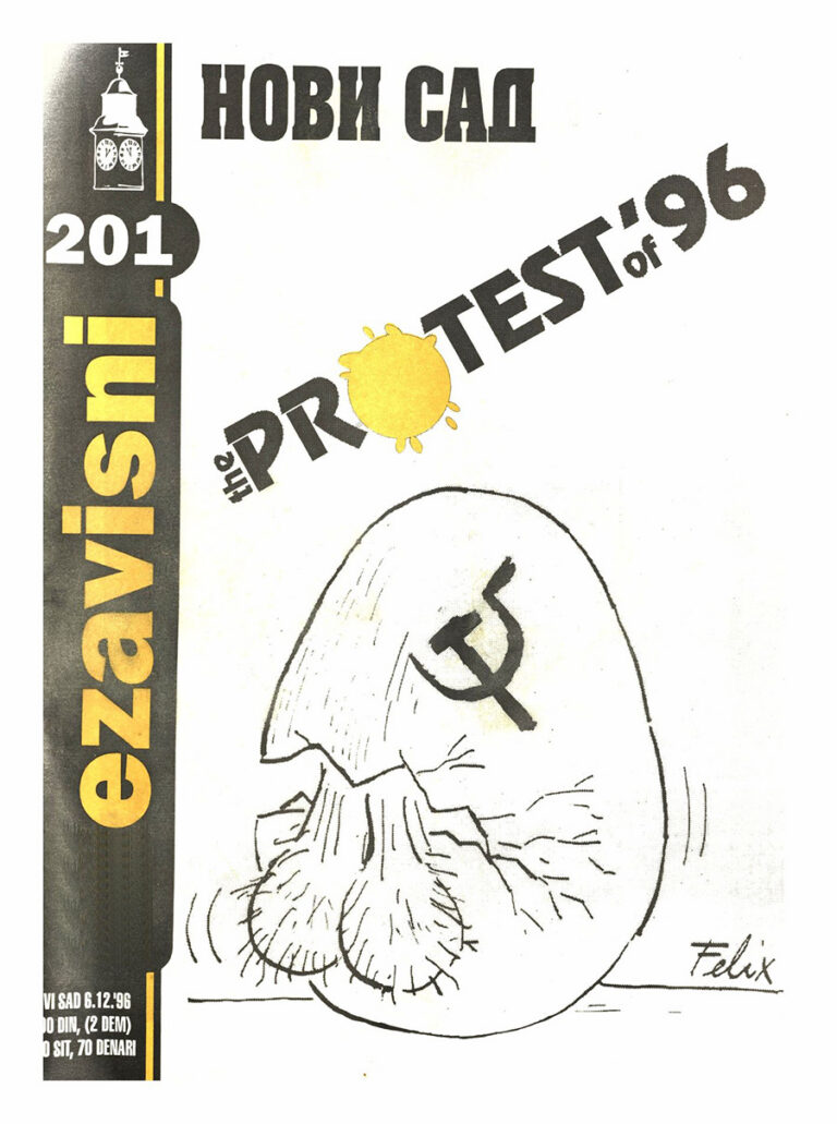 Nezavisni — broj 201, naslovna strana