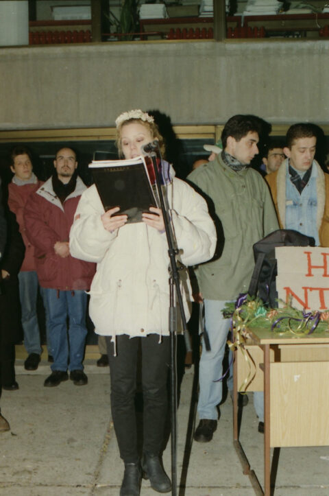 Dragan Gojić — fotografija sa protesta 96/97