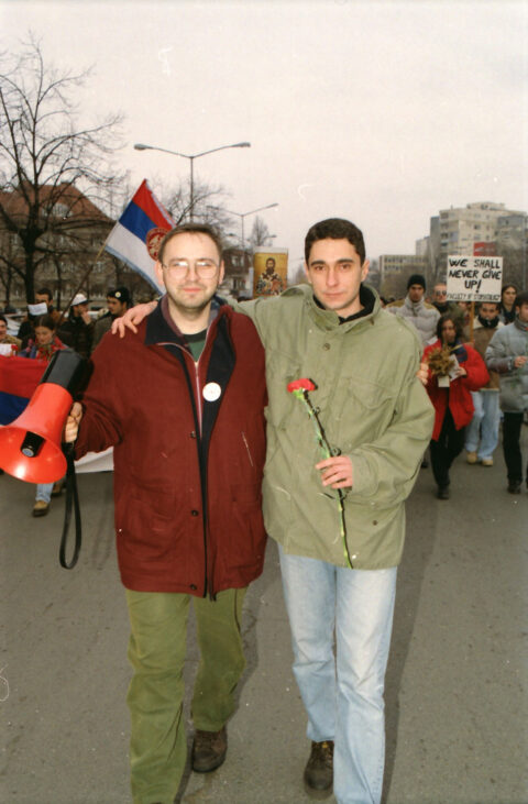 Dragan Gojić — fotografija sa protesta 96/97