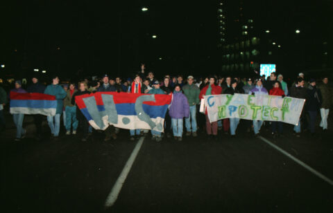 Dragan Gojić — fotografija sa protesta 96/97