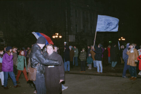 Dragan Gojić — fotografija sa protesta 96/97