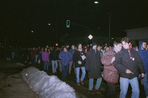 Dragan Gojić — fotografija sa protesta 96/97