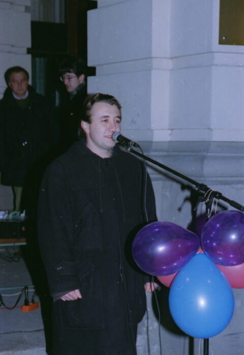 Dragan Gojić — fotografija sa protesta 96/97