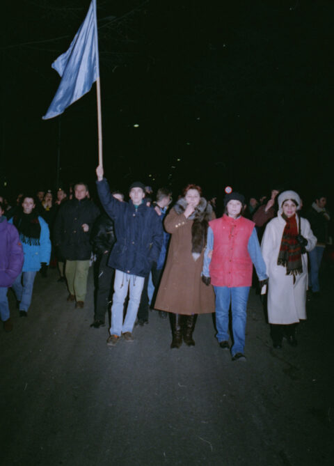 Dragan Gojić — fotografija sa protesta 96/97