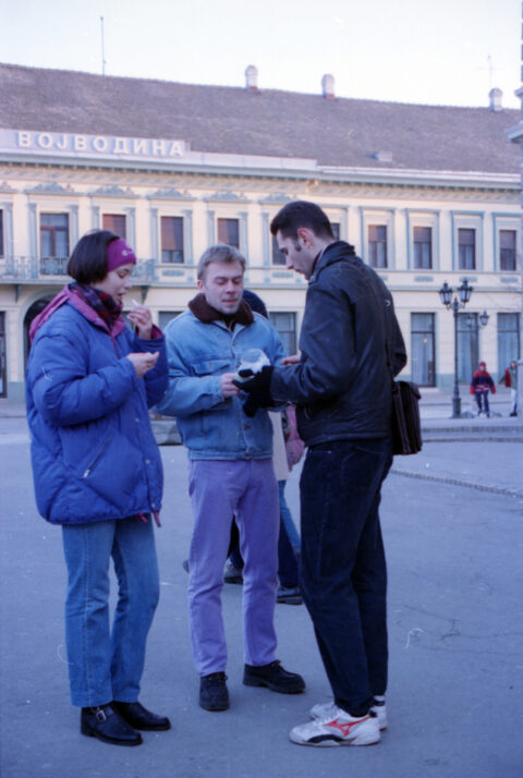 Dragan Gojić — fotografija sa protesta 96/97