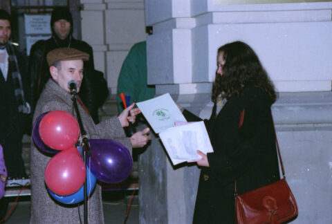 Dragan Gojić — fotografija sa protesta 96/97
