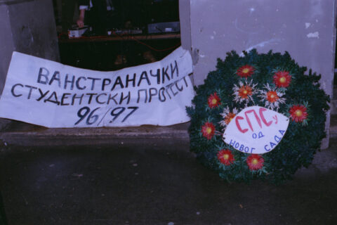 Dragan Gojić — fotografija sa protesta 96/97