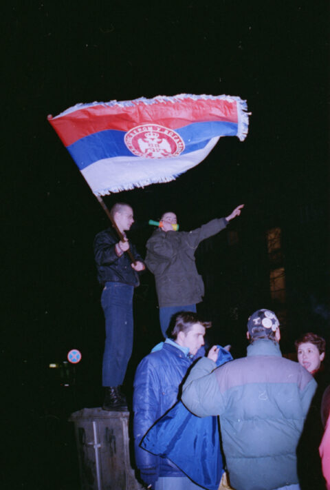 Dragan Gojić — fotografija sa protesta 96/97