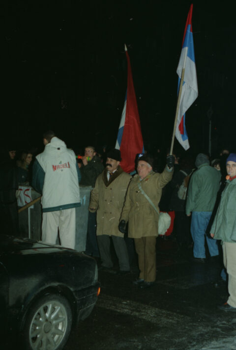 Dragan Gojić — fotografija sa protesta 96/97