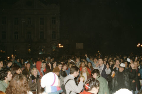 Dragan Gojić — fotografija sa protesta 96/97