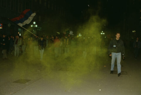 Dragan Gojić — fotografija sa protesta 96/97