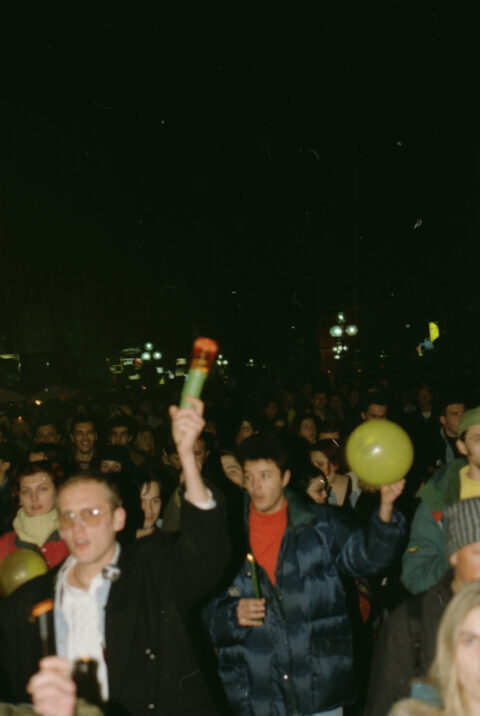 Dragan Gojić — fotografija sa protesta 96/97