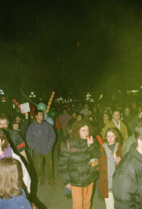 Dragan Gojić — fotografija sa protesta 96/97