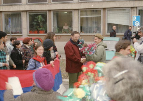 Dragan Gojić — fotografija sa protesta 96/97