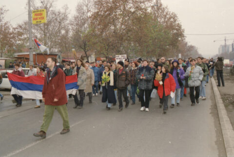 Dragan Gojić — fotografija sa protesta 96/97