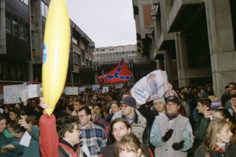 Dragan Gojić — fotografija sa protesta 96/97