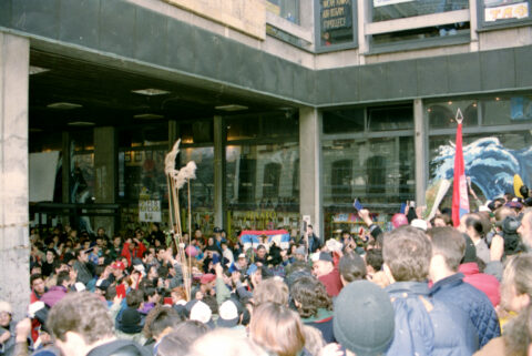 Dragan Gojić — fotografija sa protesta 96/97