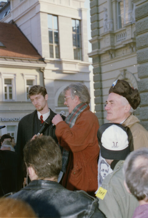 Dragan Gojić — fotografija sa protesta 96/97