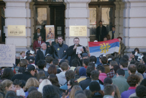Dragan Gojić — fotografija sa protesta 96/97