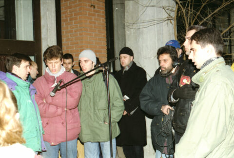 Dragan Gojić — fotografija sa protesta 96/97