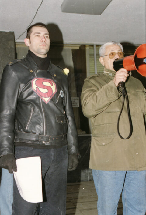 Dragan Gojić — fotografija sa protesta 96/97
