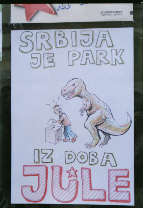 Dragan Gojić — fotografija sa protesta 96/97
