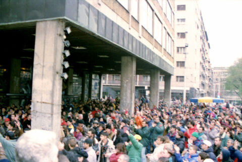 Dragan Gojić — fotografija sa protesta 96/97