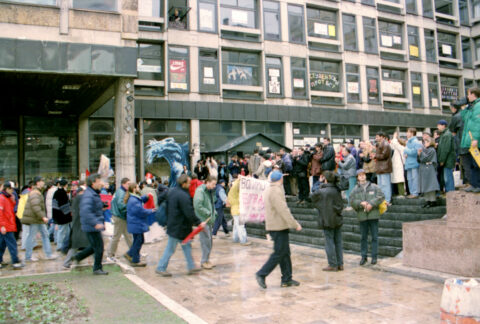 Dragan Gojić — fotografija sa protesta 96/97