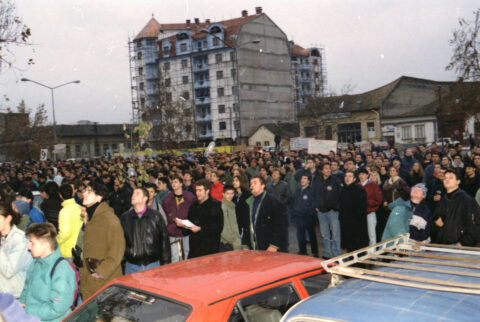 Dragan Gojić — fotografija sa protesta 96/97