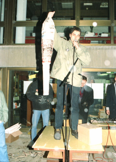 Dragan Gojić — fotografija sa protesta 96/97