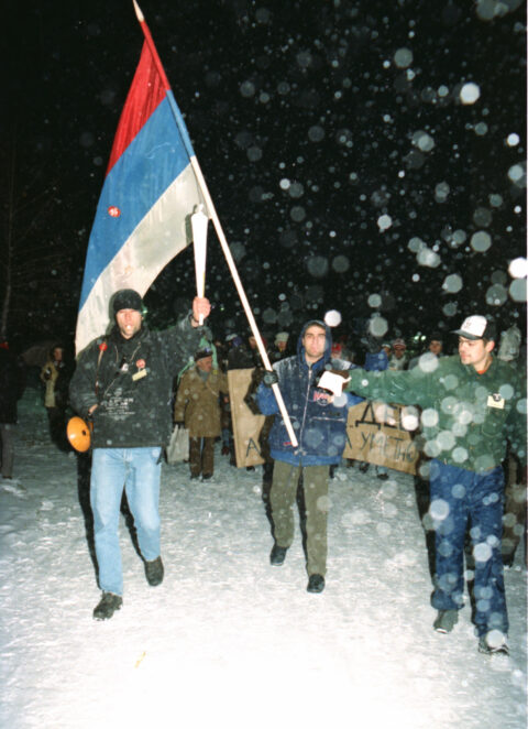 Dragan Gojić — fotografija sa protesta 96/97