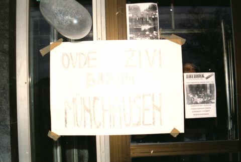 Dragan Gojić — fotografija sa protesta 96/97