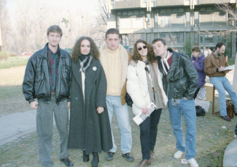 Dragan Gojić — fotografija sa protesta 96/97