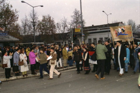 Dragan Gojić — fotografija sa protesta 96/97