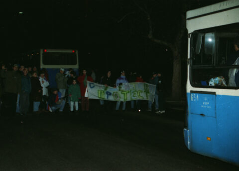 Dragan Gojić — fotografija sa protesta 96/97