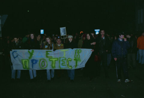 Dragan Gojić — fotografija sa protesta 96/97