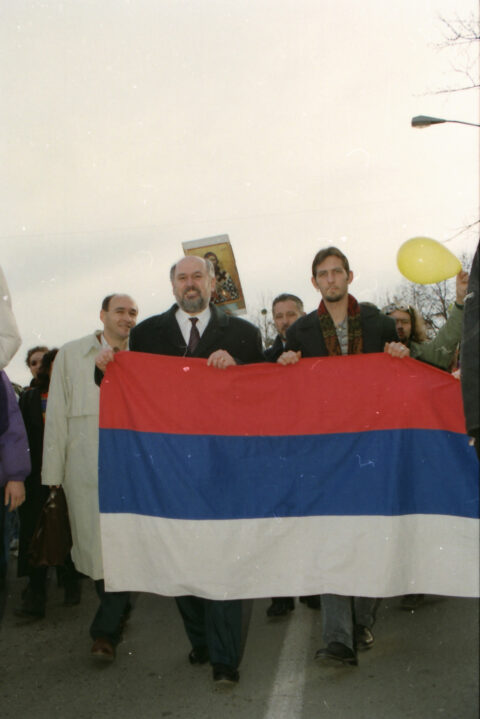 Dragan Gojić — fotografija sa protesta 96/97