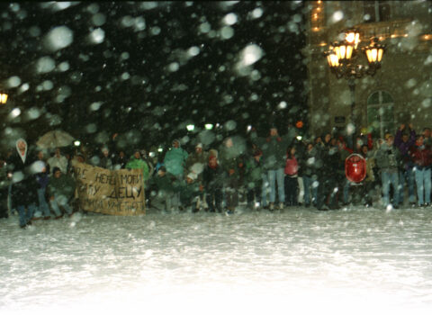 Dragan Gojić — fotografija sa protesta 96/97