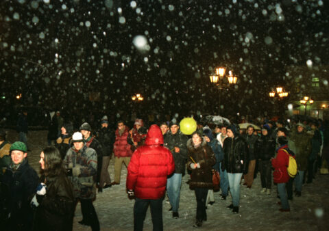 Dragan Gojić — fotografija sa protesta 96/97