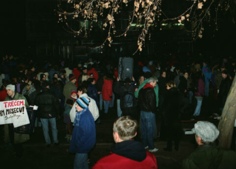 Dragan Gojić — fotografija sa protesta 96/97