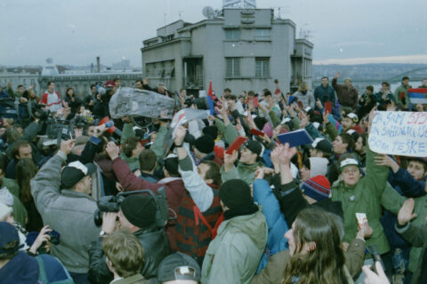 Dragan Gojić — fotografija sa protesta 96/97