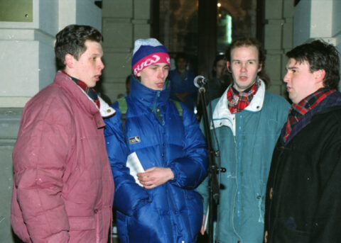 Dragan Gojić — fotografija sa protesta 96/97