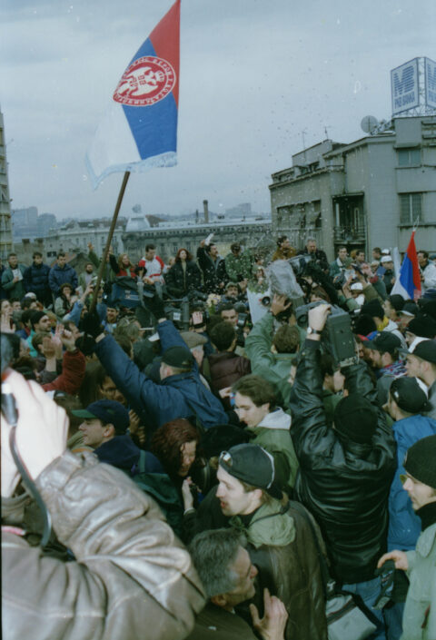 Dragan Gojić — fotografija sa protesta 96/97
