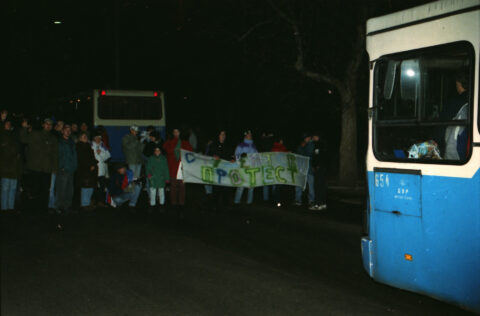 Dragan Gojić — fotografija sa protesta 96/97