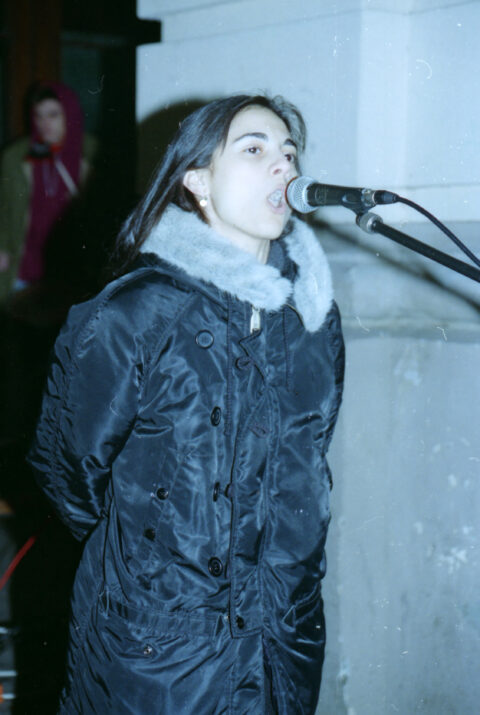 Dragan Gojić — fotografija sa protesta 96/97