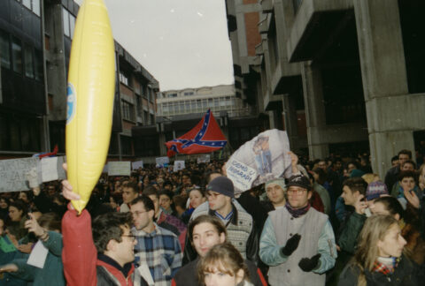 Dragan Gojić — fotografija sa protesta 96/97