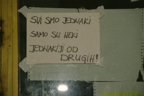 Dragan Gojić — fotografija sa protesta 96/97