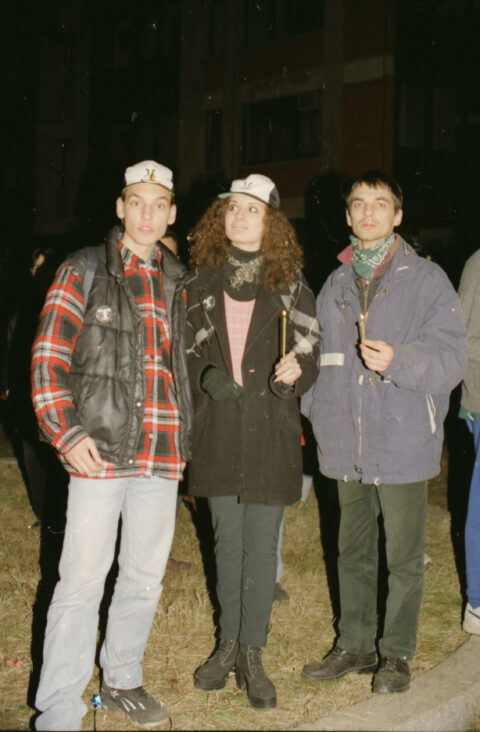 Dragan Gojić — fotografija sa protesta 96/97