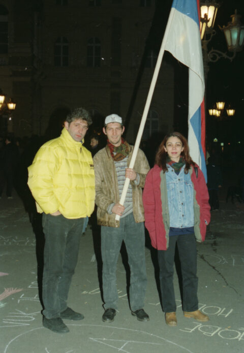 Dragan Gojić — fotografija sa protesta 96/97