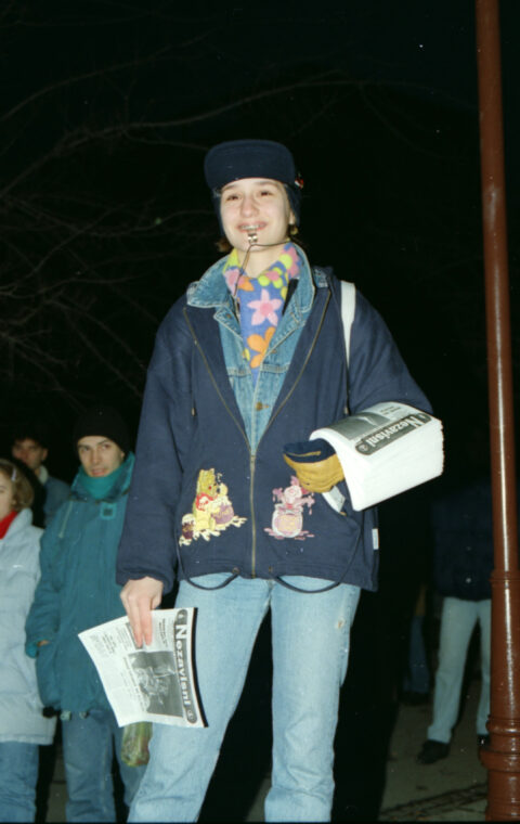 Dragan Gojić — fotografija sa protesta 96/97